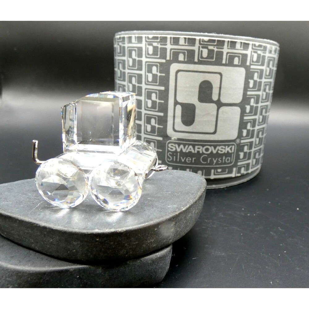 Swarovski Crystal Train Tender Car 7471NR000002 Retired w/Box Large